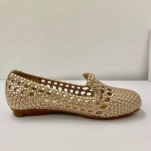 Hand Woven Loafer Cushion Shoe Flat-NEVER WORN NEW